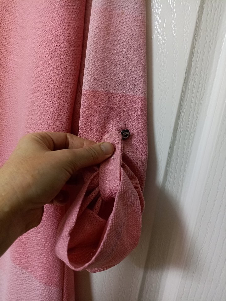 Pembe Uzun Kollu Midi Triko Tunik - Görsel 5