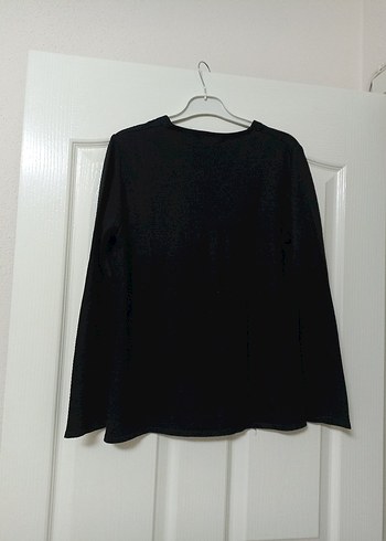 Düğmeli Siyah Midi Uzun Kollu Hırka - Görsel 5