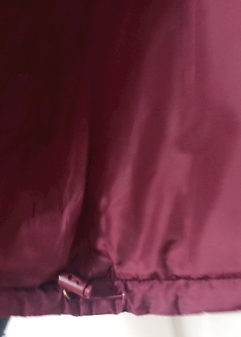 Kadın Mavi Kapüşonlu Fermuarlı Mont - Görsel 9