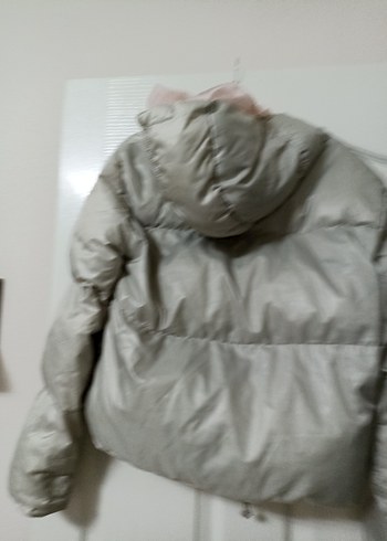 Gri Kadın Kısa Fermuarlı Ceket - Görsel 6