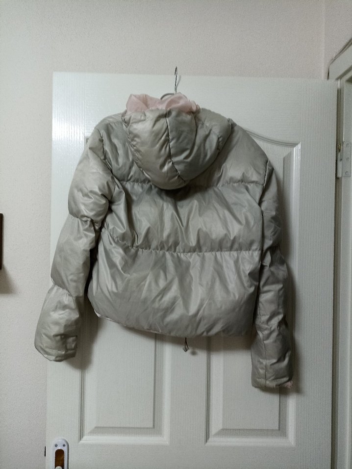 Gri Kadın Kısa Fermuarlı Ceket - Görsel 5