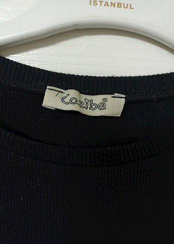 Siyah Uzun Kollu Mini Kadın Bluz - Görsel 5