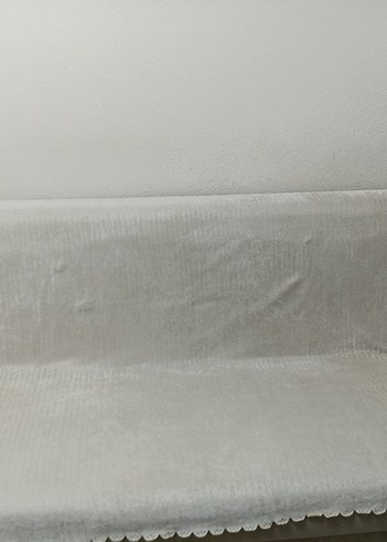 Krem Renk Düz Modern Koltuk Örtüsü - Görsel 2