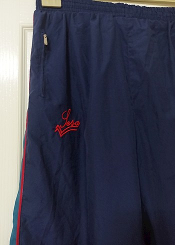 Erkek Lacivert Bol Kesim Fermuarlı Eşofman - Görsel 2