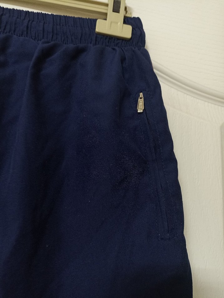 Erkek Lacivert Bol Kesim Fermuarlı Eşofman - Görsel 3