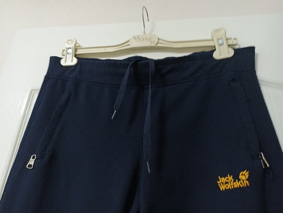 Fermuarlı Siyah Kadın Eşofman Altı - Görsel 5