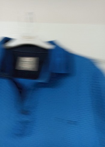 Erkek Lacivert Desenli Kısa Kollu Polo Tişört - Görsel 4