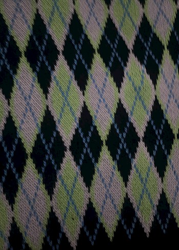 Kadın Çok Renkli V Yaka Örgü Süveter - Görsel 3