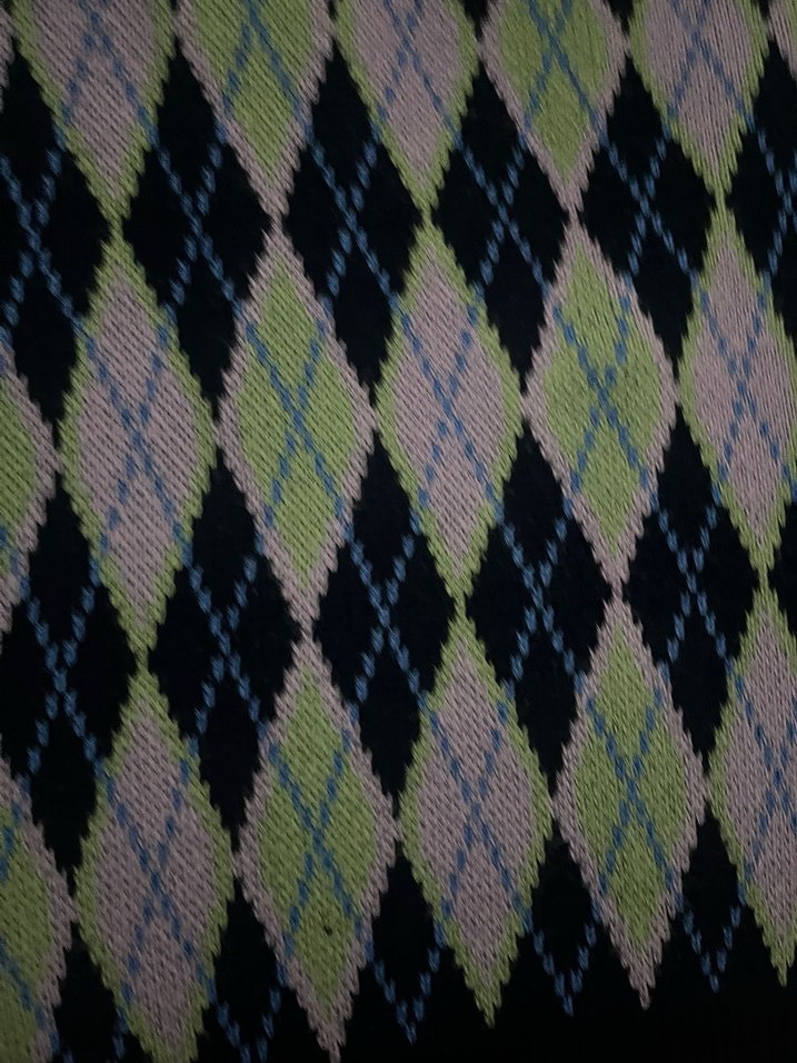 Kadın Çok Renkli V Yaka Örgü Süveter - Görsel 3