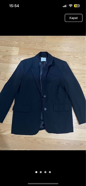 Berahka siyah blazer ceket