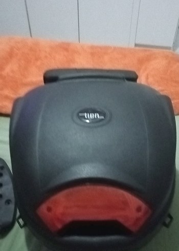 Tien Kilitli Siyah Motosiklet Çantası 35 lt - Görsel 5