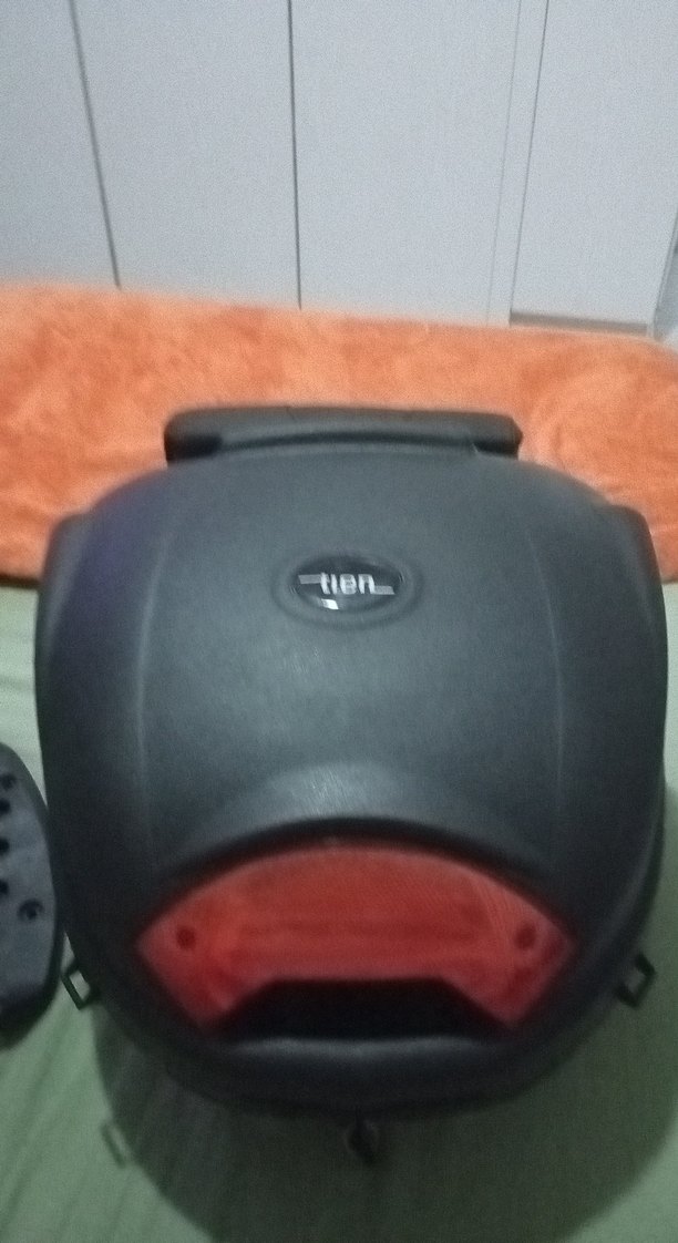 Tien Kilitli Siyah Motosiklet Çantası 35 lt - Görsel 5