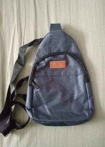 Fermuarlı Mavi Unisex Sırt Çantası 3lü set - Görsel 2