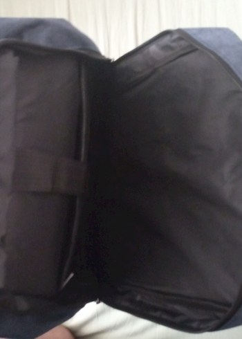 Fermuarlı Mavi Unisex Sırt Çantası 3lü set - Görsel 4