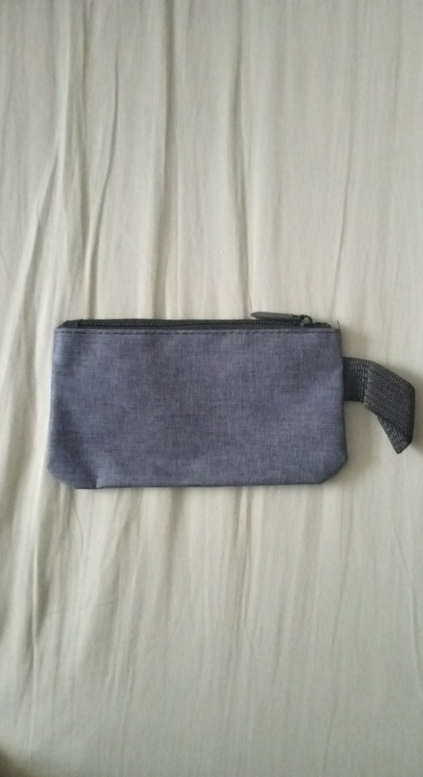 Fermuarlı Mavi Unisex Sırt Çantası 3lü set - Görsel 3