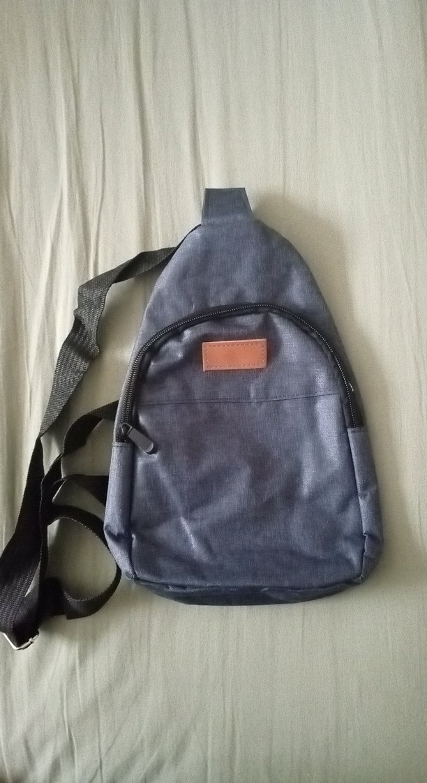 Fermuarlı Mavi Unisex Sırt Çantası 3lü set - Görsel 2