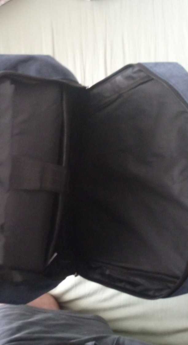 Fermuarlı Mavi Unisex Sırt Çantası 3lü set - Görsel 4