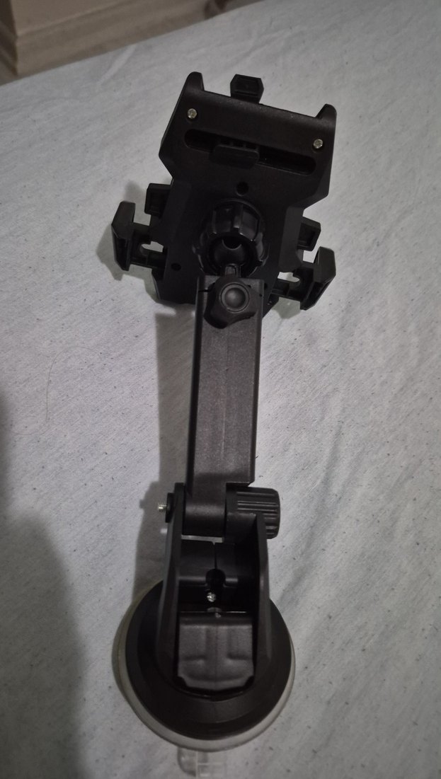 Siyah Telefon Tutucu Vakumlu - Görsel 4