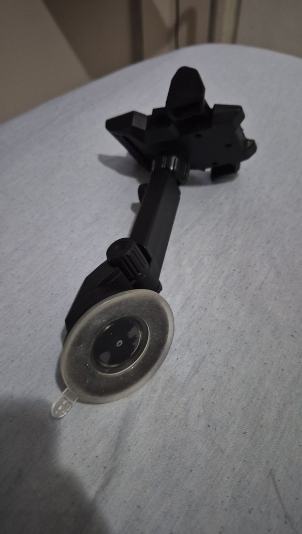 Siyah Telefon Tutucu Vakumlu - Görsel 3