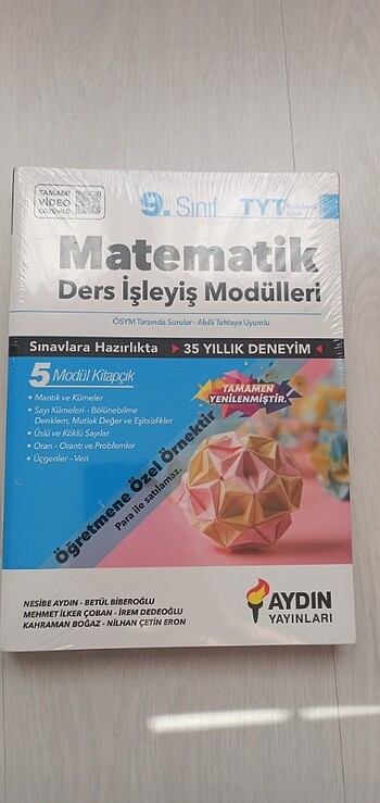 aydın yayınları 9. Sınıf matematik 