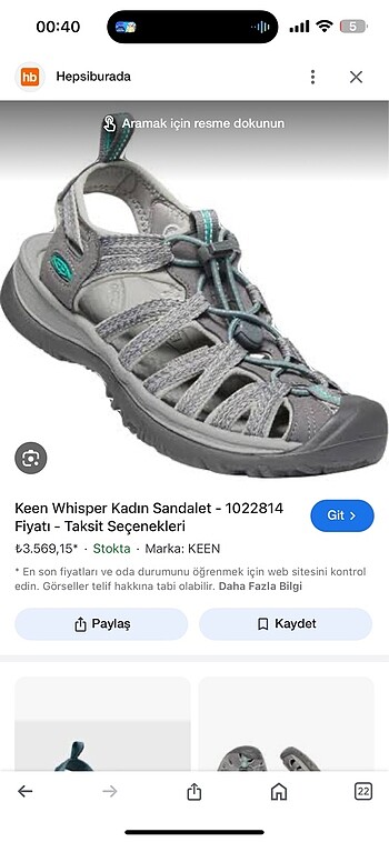 38,5 Beden pembe Renk Keen Sandalet