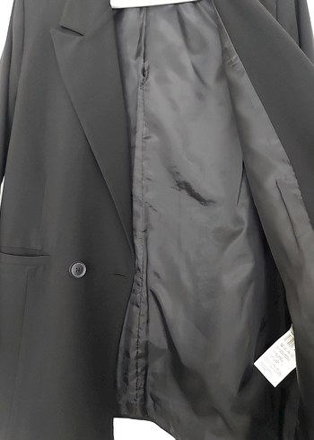 m Beden BE BLUE Düğmeli Siyah Kadın Blazer Ceket
