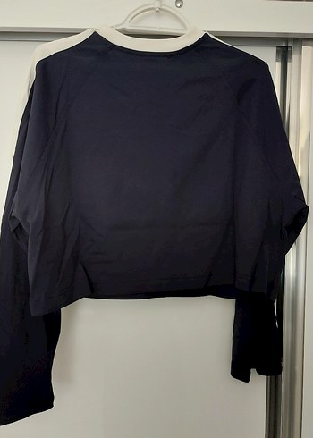 Diğer BE BLUE Lacivert Beyaz Uzun Kollu Sweatshirt