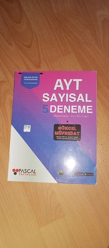 Pascal yayınları ayt sayısal deneme 