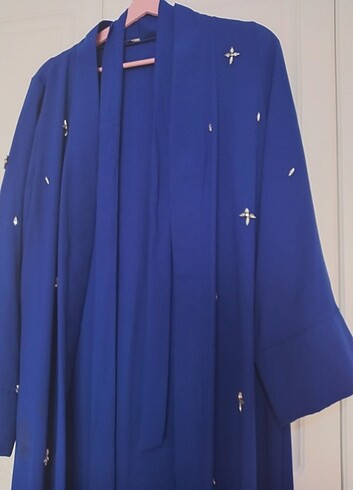 m Beden mavi Renk Abaya
