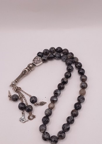 Labradorit Doğal Taş Tesbih - Görsel 3