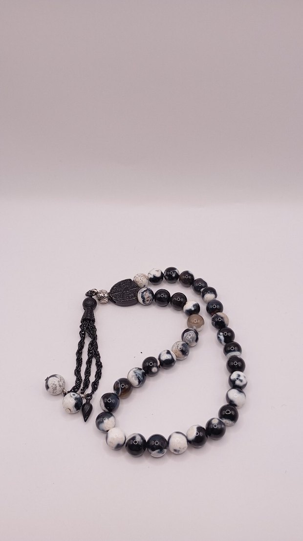 Dendritli Opal Doğal Taş Tesbih - Görsel 2