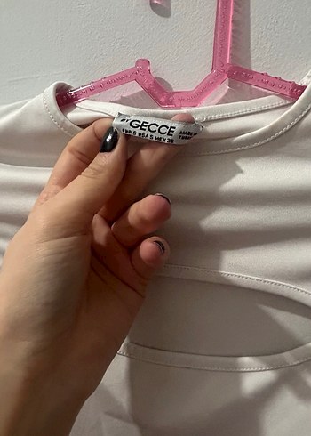 Kadın Gri Mini Crop Top - Görsel 2