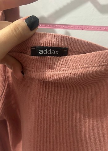 Pembe Triko Kadın Bluz, Uzun Kollu, Fitted - Görsel 2