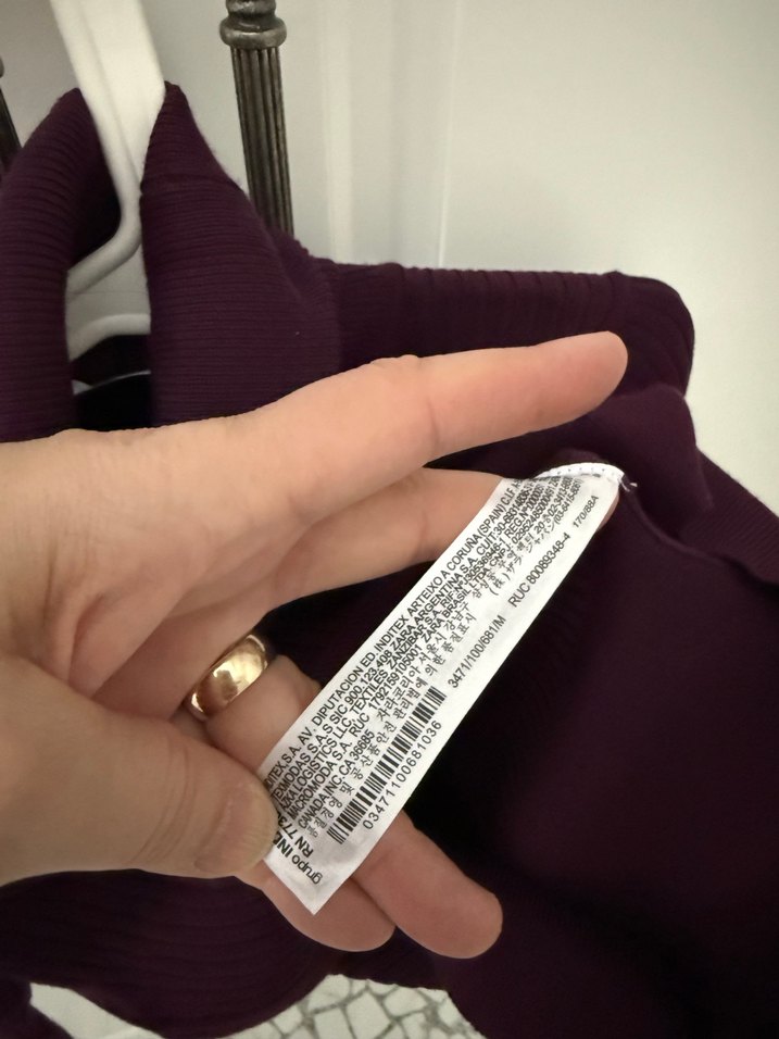 Bordo Kadın Boğazlı Triko Kazak - Görsel 5