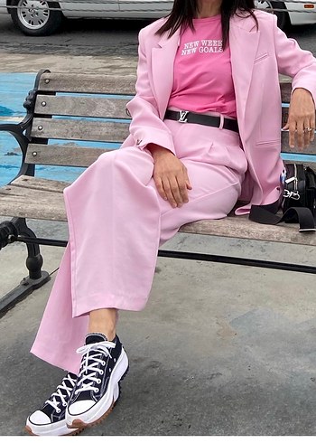Zara Acik Pembe Siklik Takimi