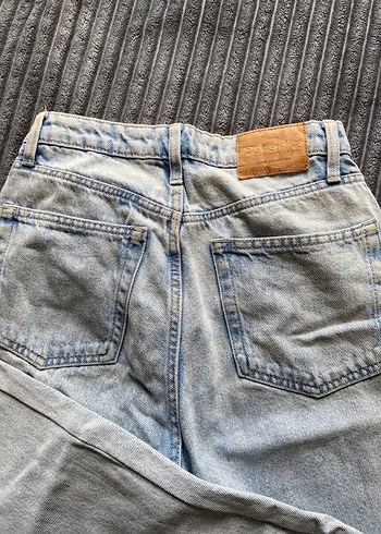 36 Beden Düğmeli Kadın Midi Boy Denim Pantolon