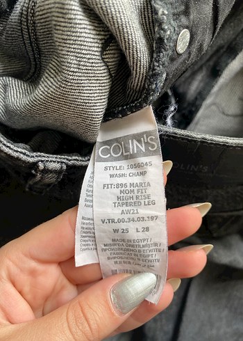 Colin's Gri Denim Kadın Normcore Jean