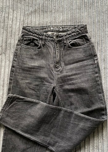 Gri Denim Kadın Normcore Jean