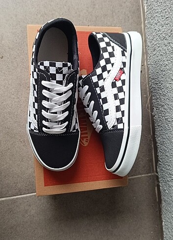 Vans Old Skool Damalı Spor Ayakkabı 