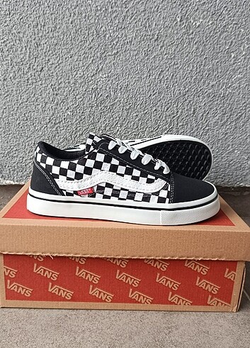 39 Beden Vans Old Skool Damalı Spor Ayakkabı