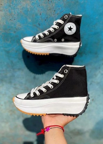 Converse Converse Siyah Platform Topuklu Kadın Spor Ayakkabı