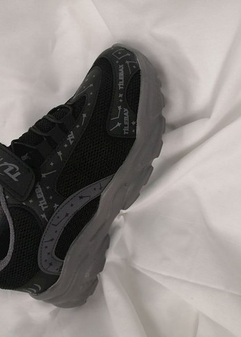33 Beden Çocuk Siyah Gri Sneaker