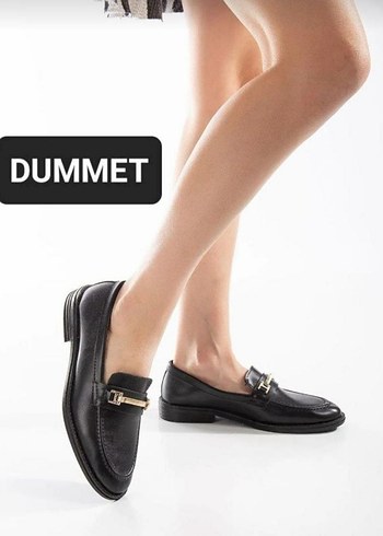 Zara Kadın Siyah Tokalı Loafer Günlük Ayakkabı