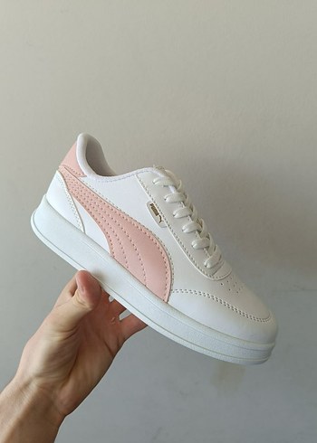 39 Beden ten rengi Renk Puma Beyaz Pembe Kadın Spor Ayakkabı