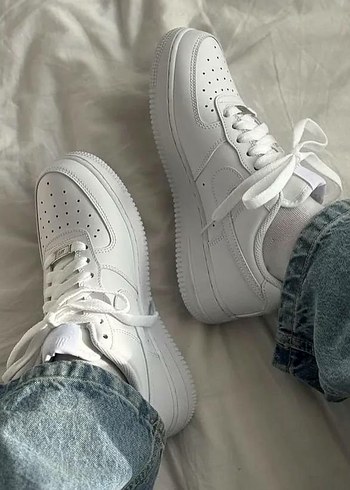 39 Beden beyaz Renk Nike Unisex Air force Beyaz Spor Ayakkabı