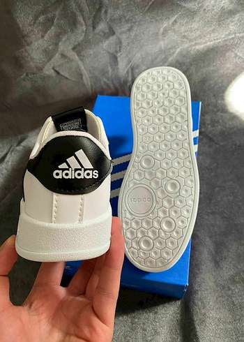 40 Beden beyaz Renk Adidas Neo Beyaz Bağcıklı Sneaker