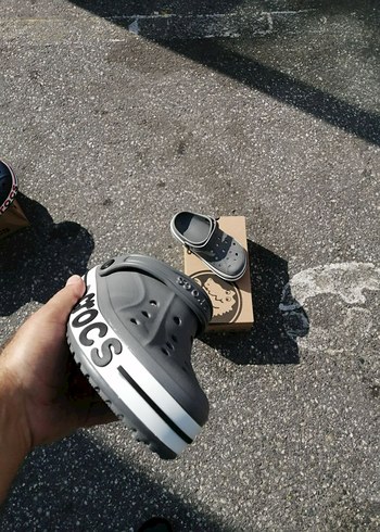 Crocs Gri Crocs Kadın Terlik
