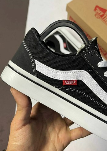 38 Beden siyah Renk Siyah Beyaz Vans Unisex Günlük Spor Ayakkabı