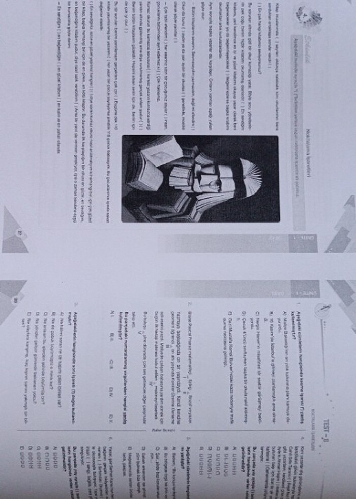 10.sınıf Türk dili ve edebiyatı soru bankası Palme yayınları - Görsel 2