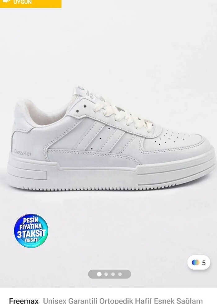 Spor ayakkabı beyaz unisex - Görsel 4